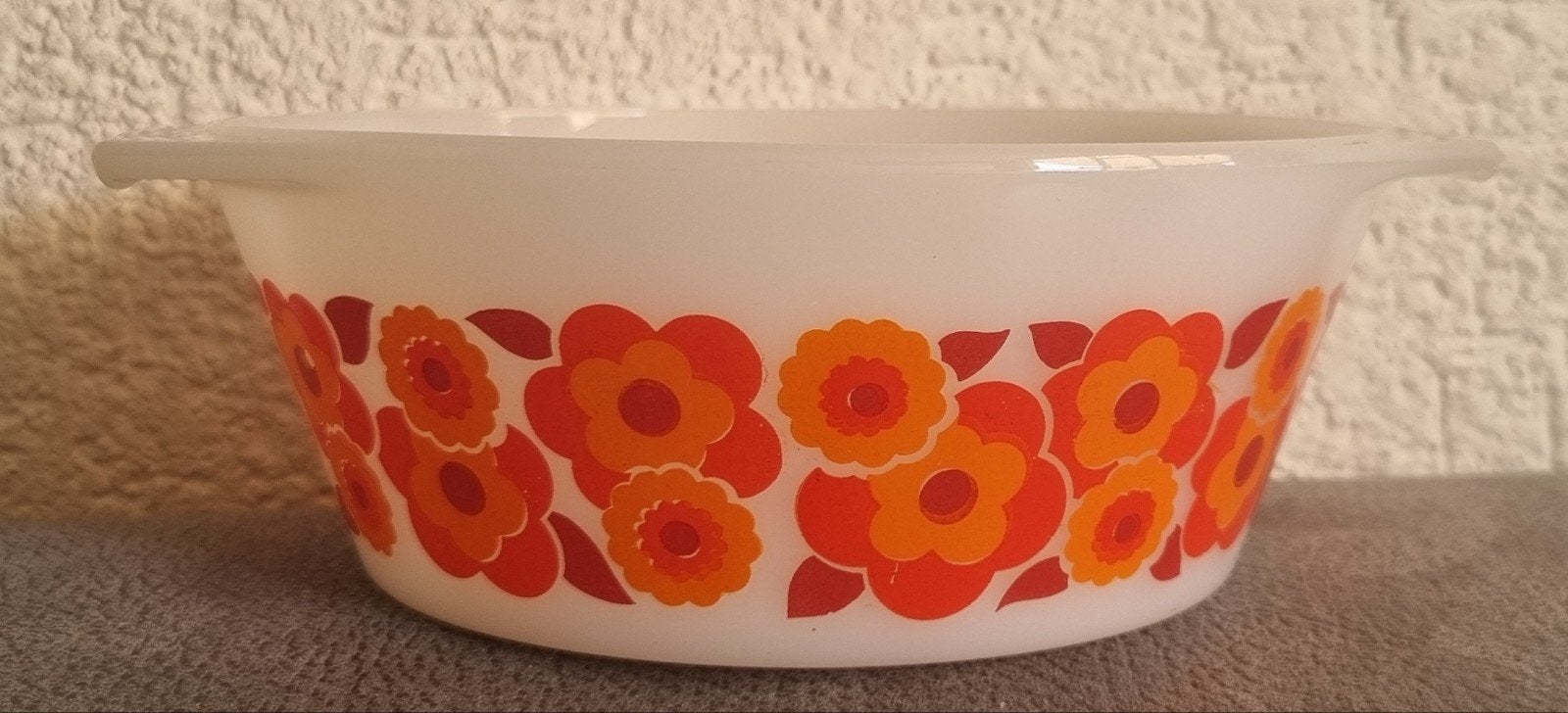 Arcopal schaal, vintage, Verzenden, Glas, Overige stijlen, Schaal of Schalen
