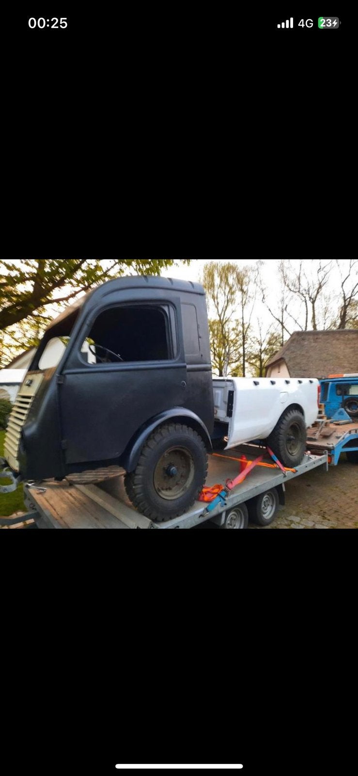 Foodtruck goelette wegenbelastingvrij, Ophalen