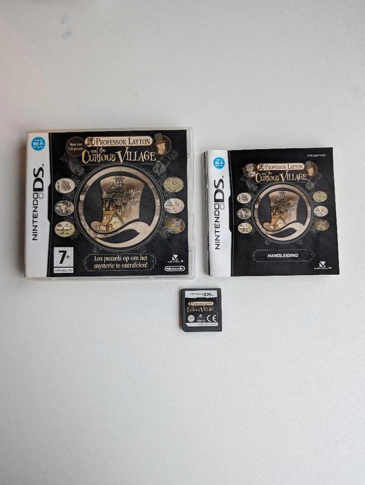 Professor Layton and the curious village NDS, Puzzel en Educatief, 1 speler, Ophalen of Verzenden, Zo goed als nieuw