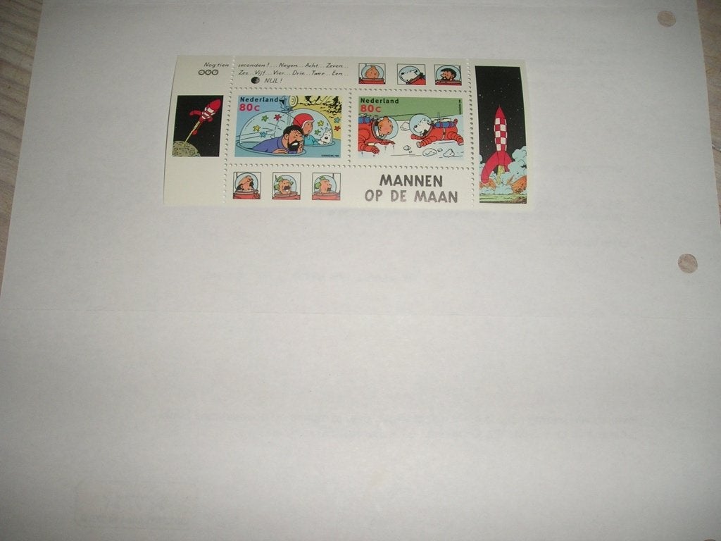 Nederland blok Kuifje 1999 postfris, Ophalen of Verzenden, Na 1940, Postfris