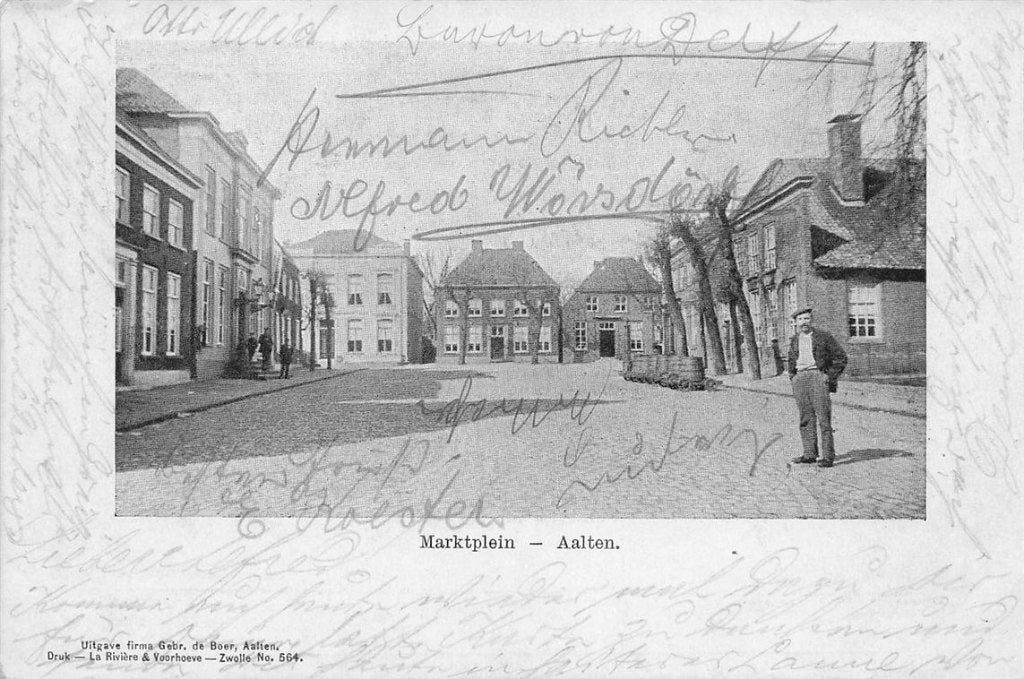 703-136-011 Marktplein Aalten, Ophalen of Verzenden, Voor 1920