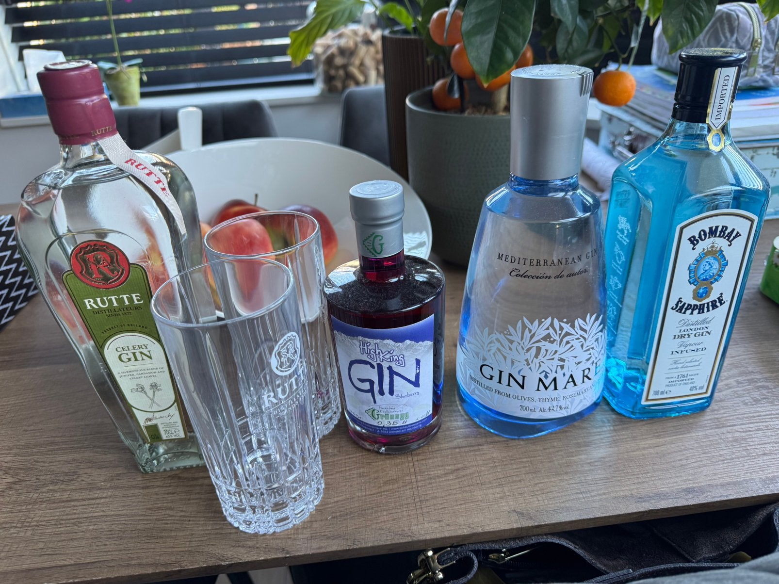 Gin flessen, Ophalen, Nieuw
