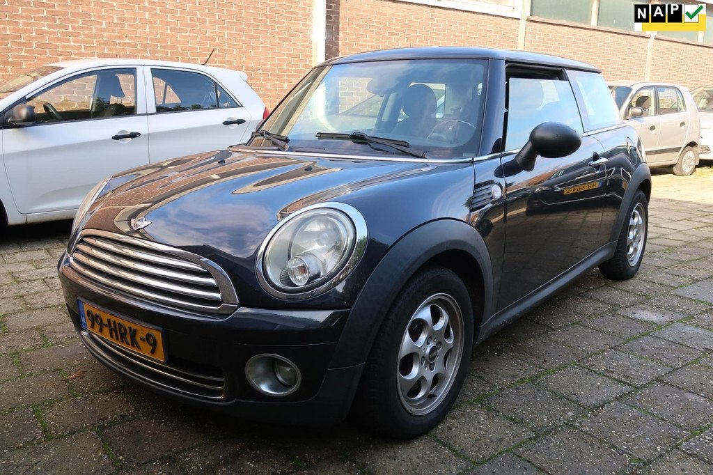 Mini Mini 1.4 One Pepper *Rijklaarprijs *AIRCO *NAP, Auto's, Mini, Stof, Gebruikt, Zwart, 4 stoelen