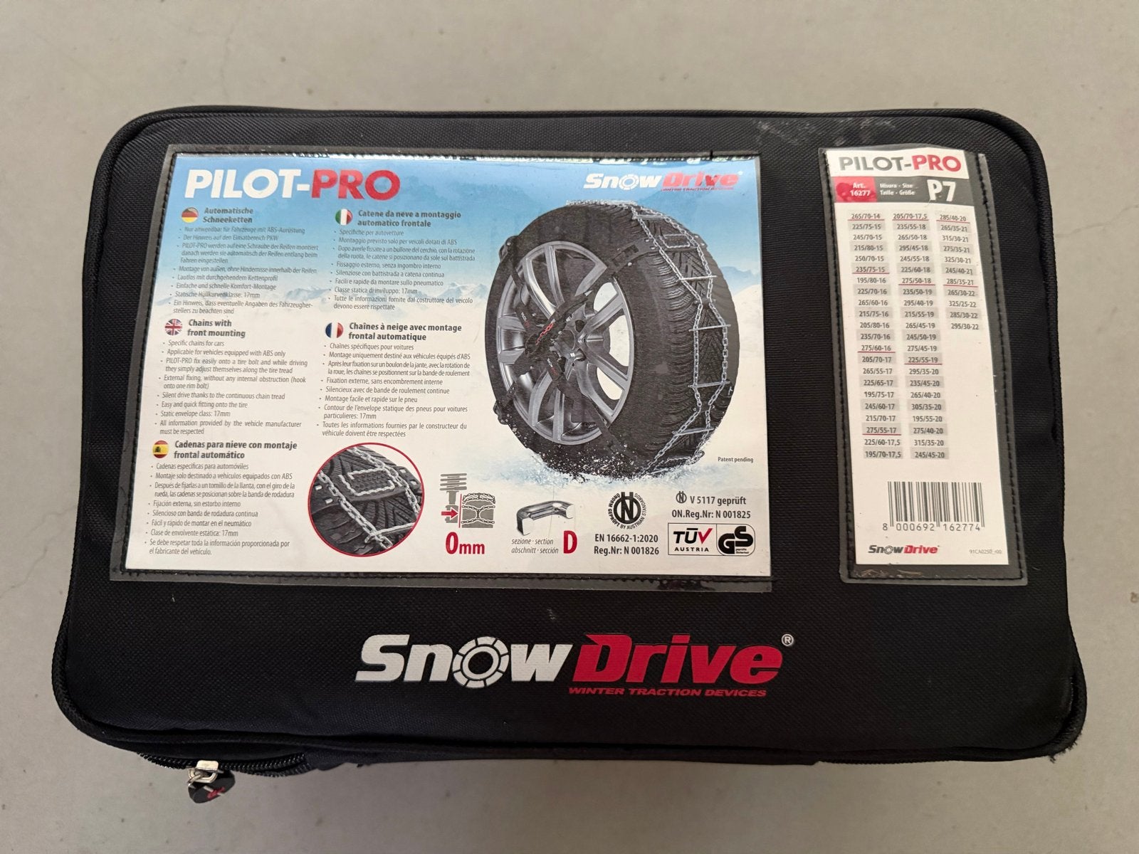 Nieuwe SnowDrive Pilot-Pro P7 sneeuwkettingen - ongebruikt, Ophalen of Verzenden, Nieuw
