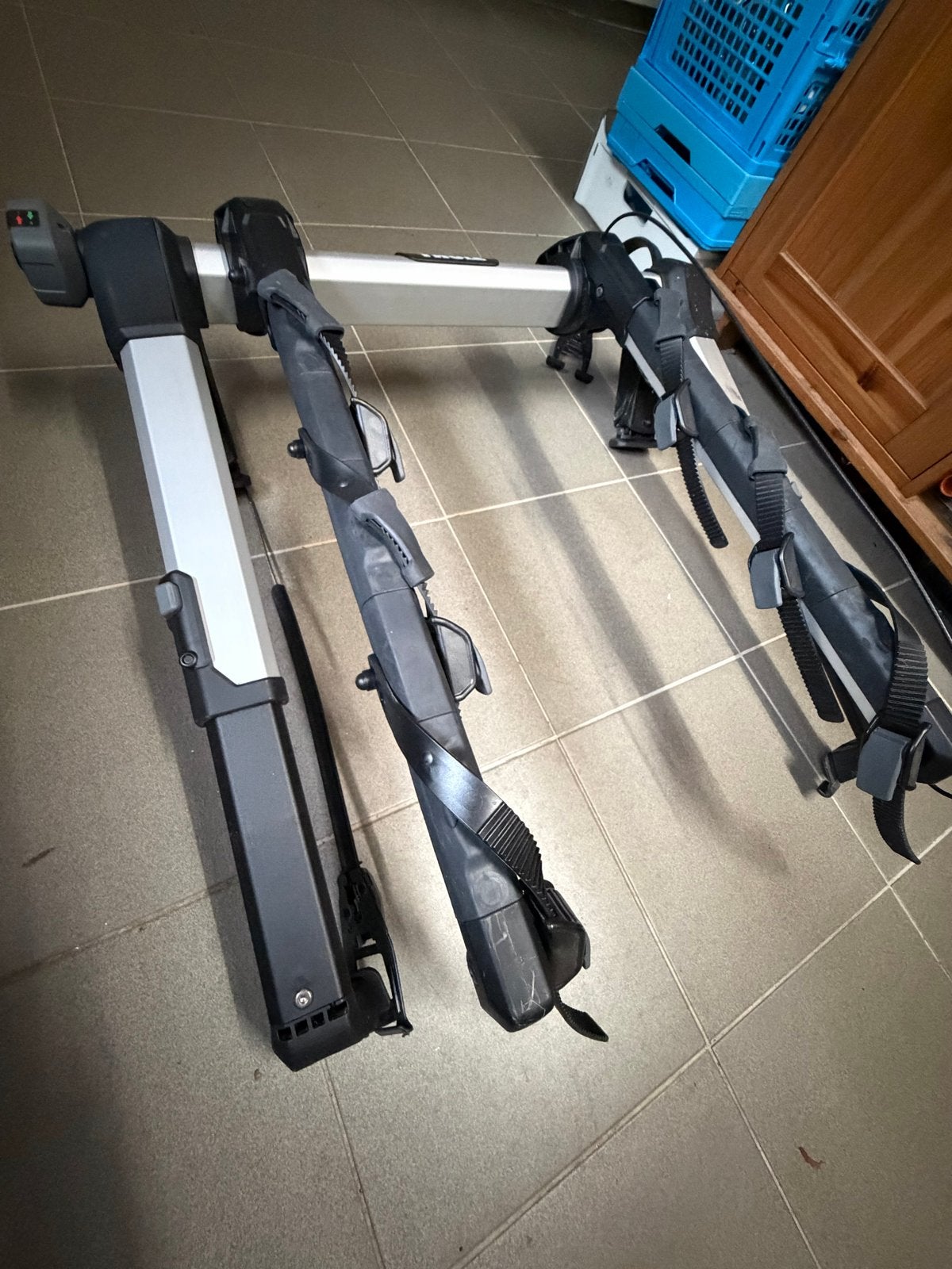 Thule Outway Hanging 3 Fietsendrager, Ophalen, 3 fietsen of meer, Gebruikt, Achterklepdrager