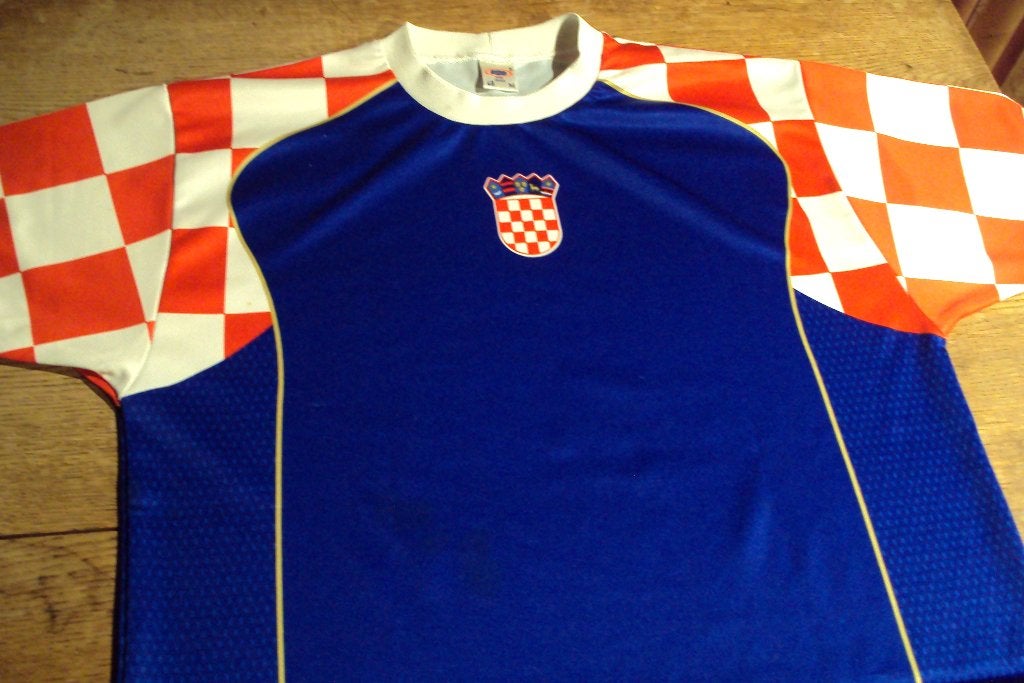 Voetbalshirt Kroatië maat M, Ophalen of Verzenden, Gebruikt, Buitenlandse clubs, Shirt