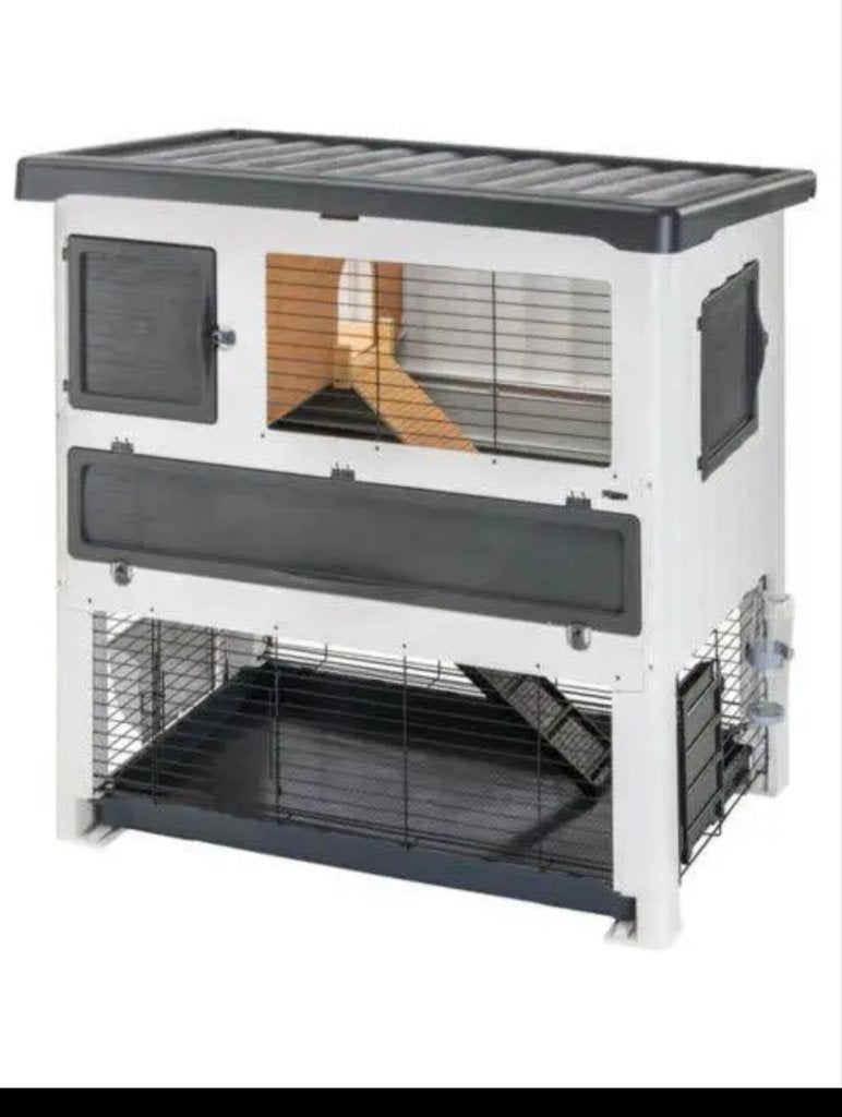 Ferplast konijnenhok, Dieren en Toebehoren, Knaagdieren en Konijnen | Hokken en Kooien, Ophalen, 90 cm of meer, Konijn, Hok