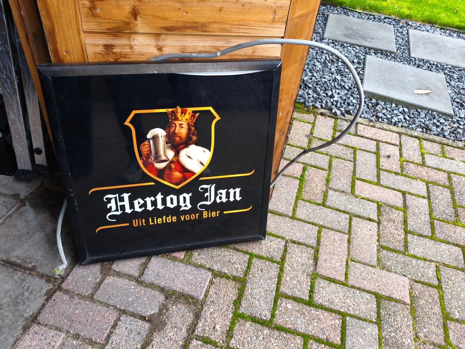 Hertog Jan Lichtbak - Uit Liefde voor Bier, Ophalen, Gebruikt, Lichtbak of (neon) lamp