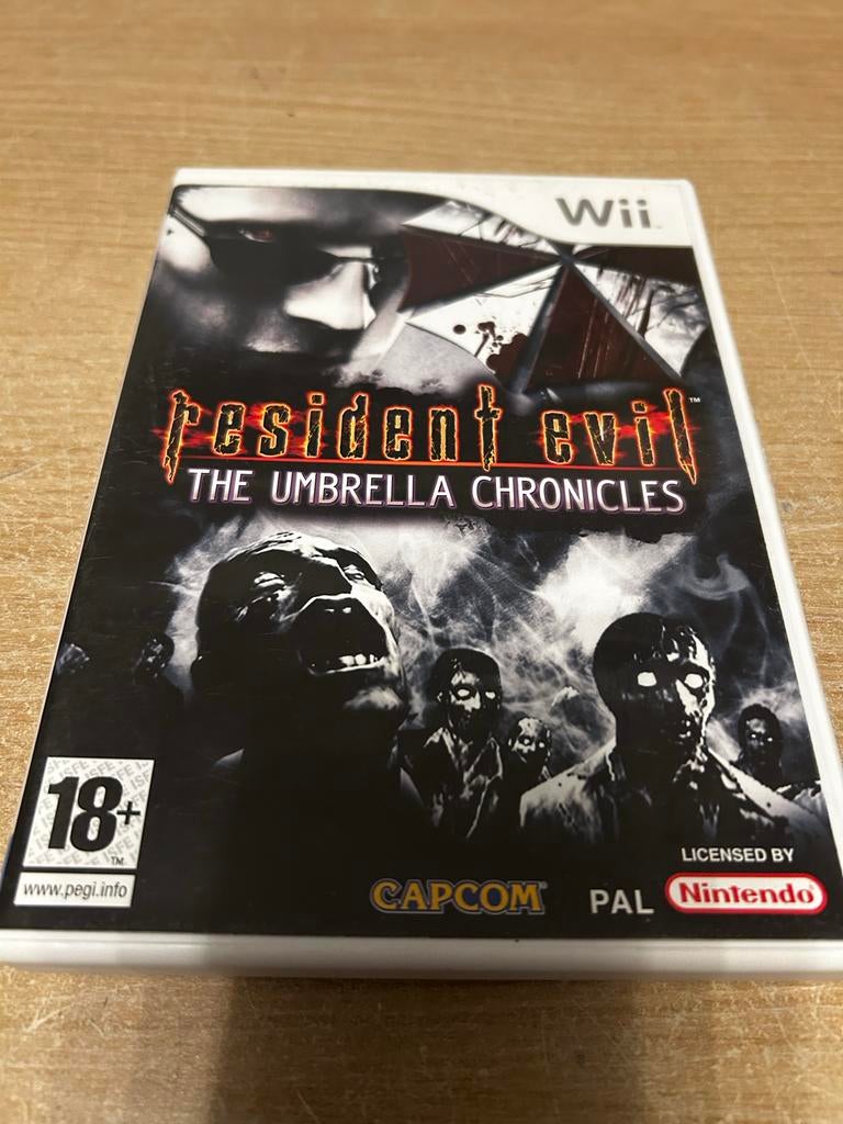 Wii Resident Evil: The Umbrella Chronicles, Spelcomputers en Games, Vanaf 18 jaar, Shooter, 1 speler, Ophalen of Verzenden