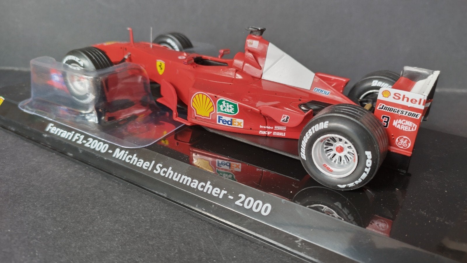 Ferrari F1 2000 Michael Schumacher 1:24 Altaya Ixo Pol, Overige merken, Auto, Verzenden, .