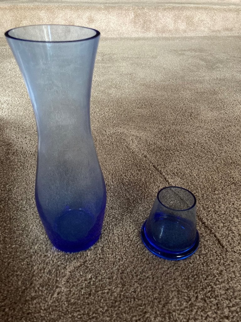 Glazen waterkan Meneba met glas, Ophalen of Verzenden, Nieuw, Waterglas