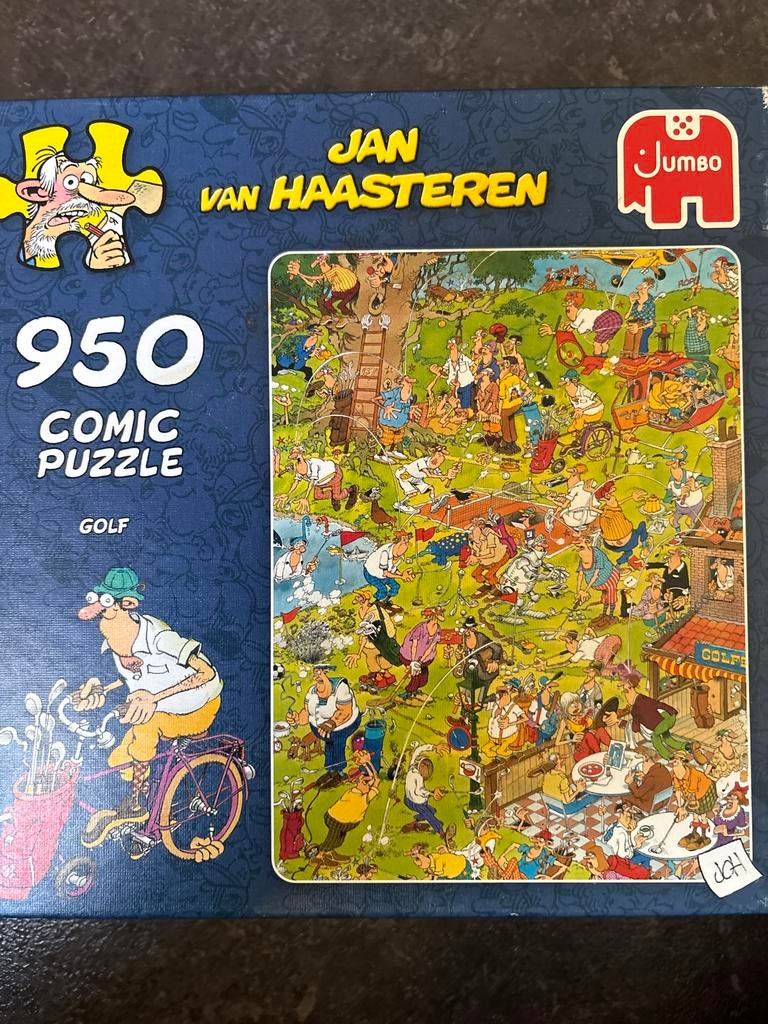 Jan van Haasteren Golf Comic Puzzel 950 stukjes, Ophalen, 500 t/m 1500 stukjes, Gebruikt, Legpuzzel