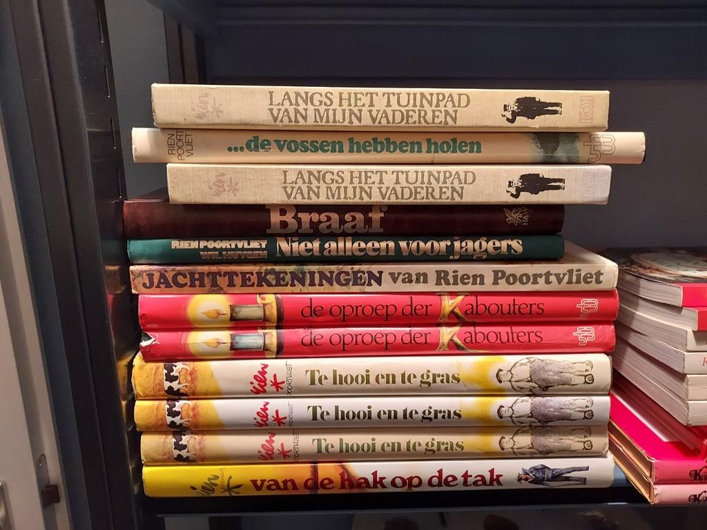 Partij 17x  Rien Poortvliet boeken € 40.-, Ophalen of Verzenden, Gelezen, Rien Poortvliet, Prentenboek