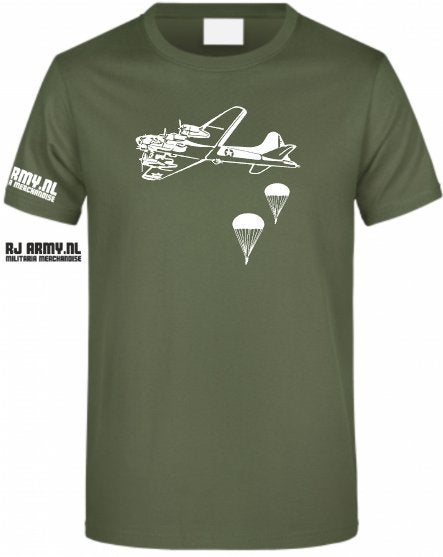 ww2 Boeing B-17 Flying Fortress parachute sprong, Verzamelen, Ophalen of Verzenden, Overige soorten, Overige gebieden, Kleding of Schoenen