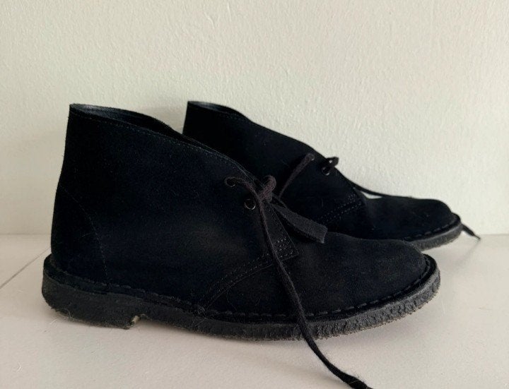 Clarks original  mt 41, Zwart, Lage of Enkellaarzen, Ophalen of Verzenden, Zo goed als nieuw