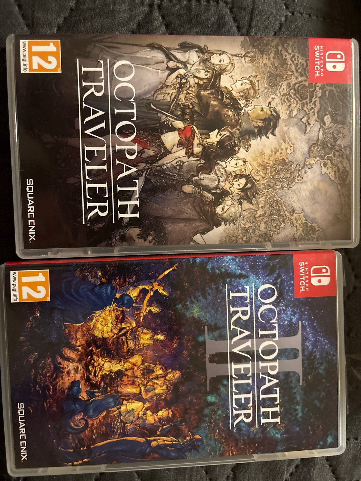 Octopath Traveler I & II Nintendo Switch games, Spelcomputers en Games, 1 speler, Ophalen, Zo goed als nieuw, Vanaf 12 jaar