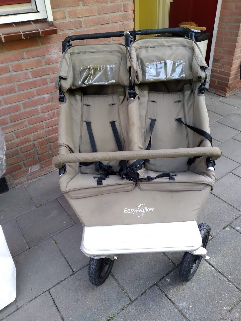 Easy Walker tweelingwagen, Gebruikt, Duowagen, Combiwagen, Ophalen