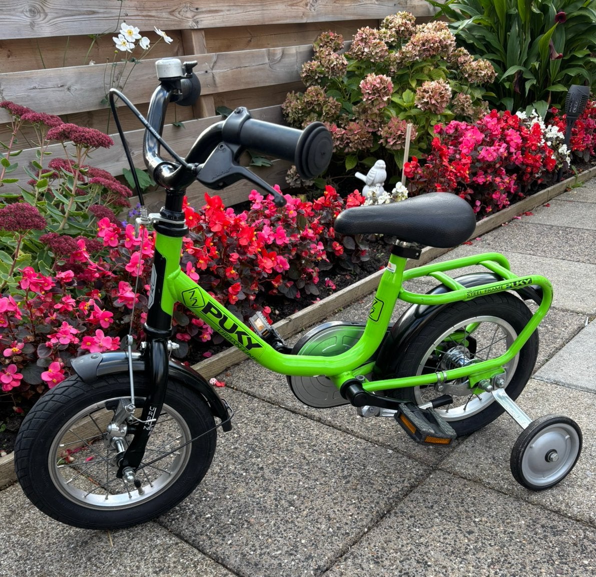 12 inch puky kinderfietsje. Met zijwieltjes., Fietsen en Brommers, Ophalen, Zo goed als nieuw, Minder dan 16 inch, Zijwieltjes