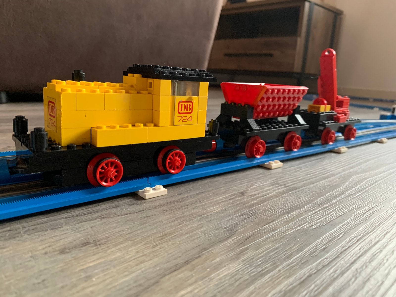 Lego trein 724 mooie staat vintage 12volt ., Ophalen of Verzenden, Gebruikt