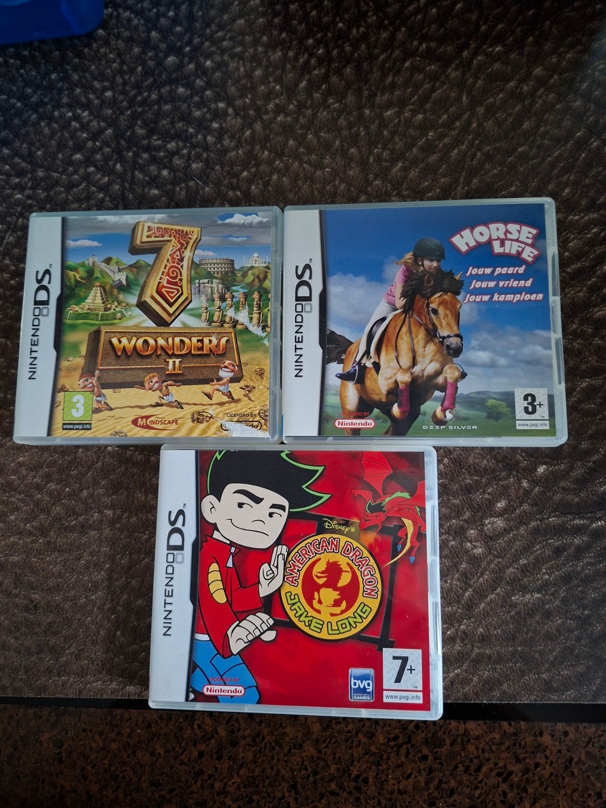 Nintendo DS Spel: 7 Wonders II, Horse Life, American Drago, Spelcomputers en Games, Ophalen of Verzenden
