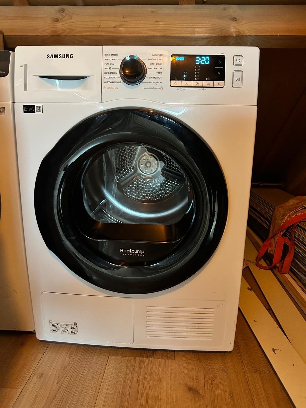 Samsung warmtepompdroger, Ophalen, 8 tot 10 kg, Zo goed als nieuw, Condens