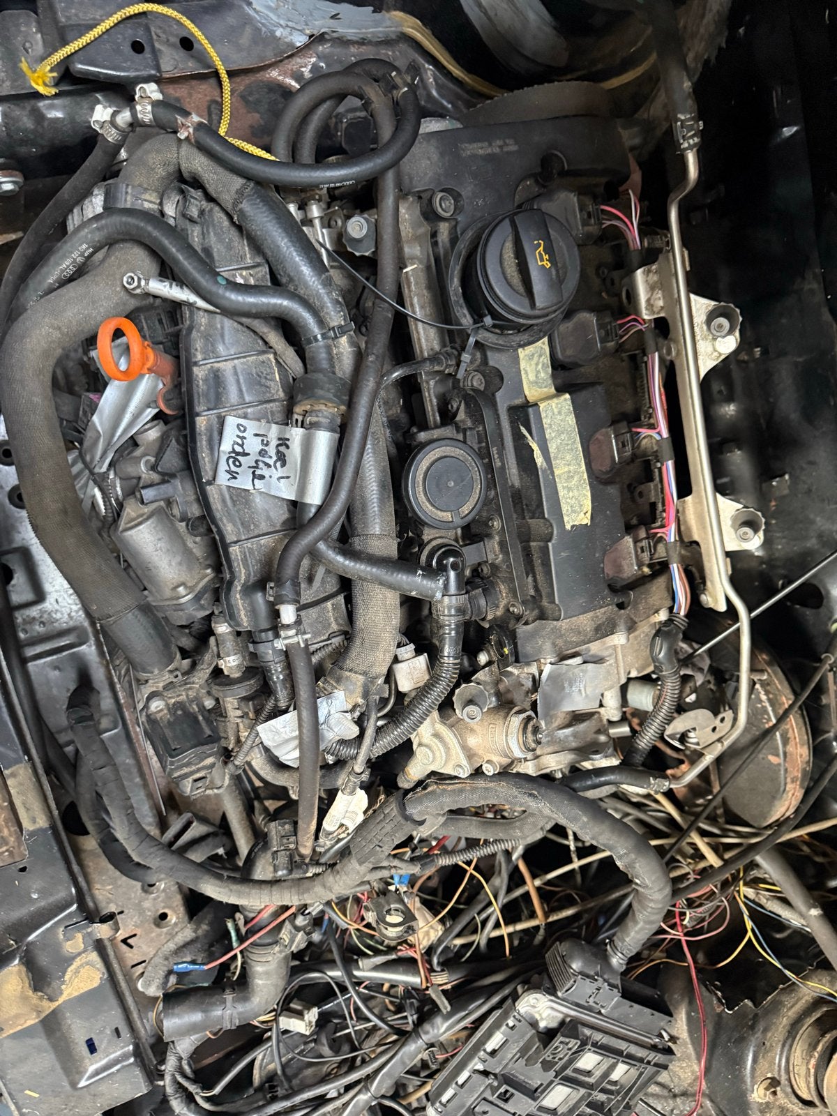 Dikke CDL motor met zesbak, grote turbo, ECU en intercooler, Ophalen of Verzenden, Gebruikt, Volkswagen