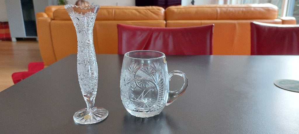 2 stuks Bohemia Kristal, Ophalen