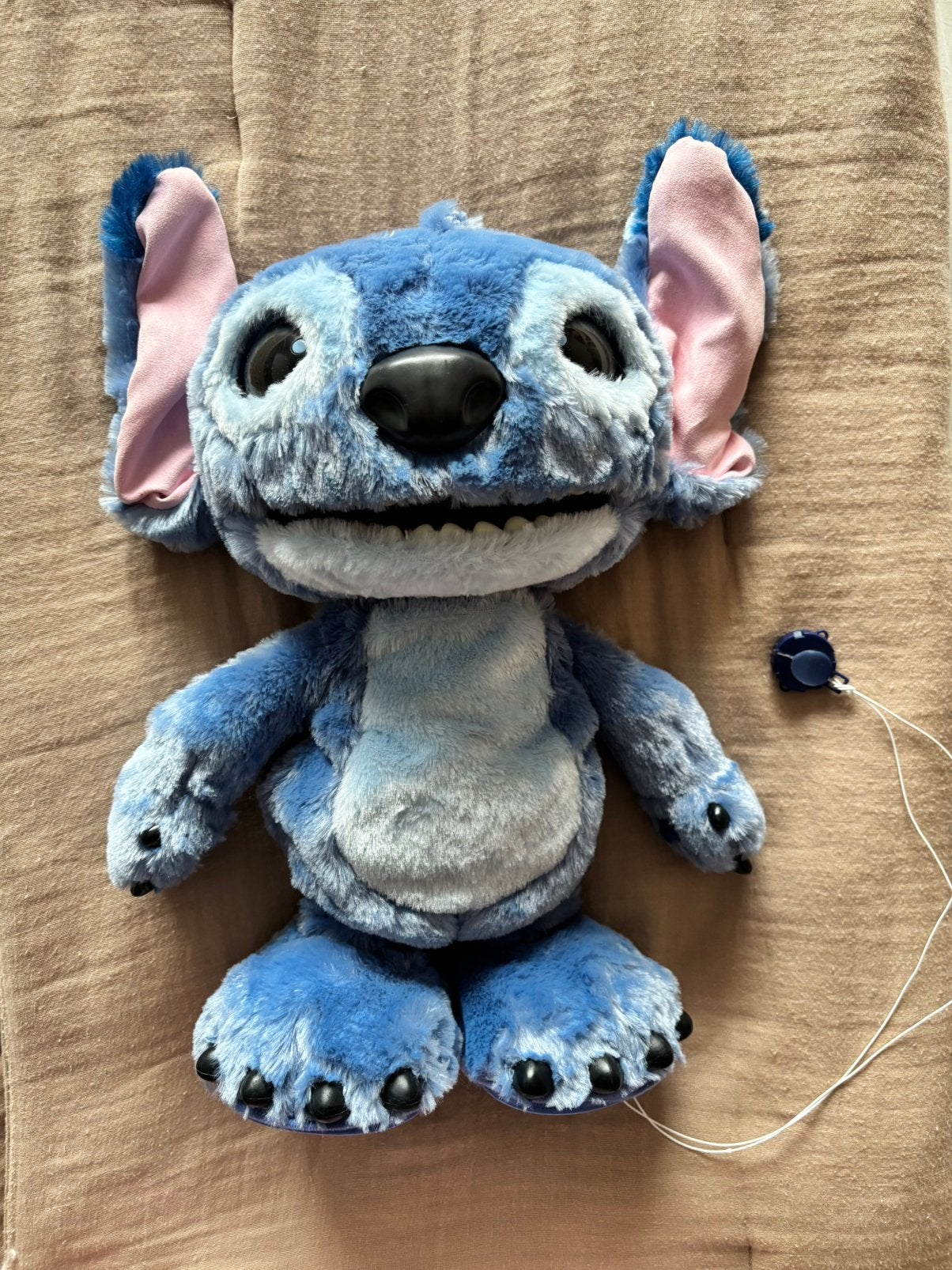 Disney Stitch interactieve knuffel, Kinderen en Baby's, Ophalen, Zo goed als nieuw, Overige typen