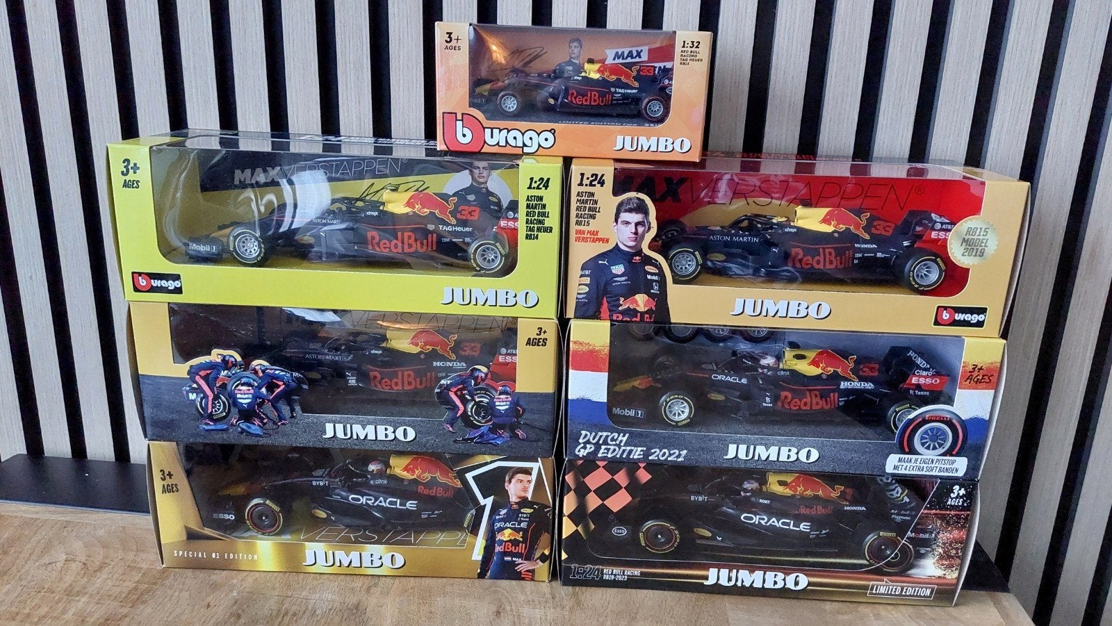 Burago Max Verstappen F1 modelauto's - Diverse edities, Ophalen, Nieuw