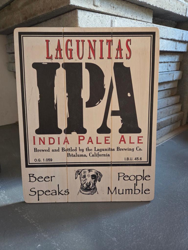 Lagunitas IPA Houten Bord - Nieuw (33x42 cm), Ophalen of Verzenden