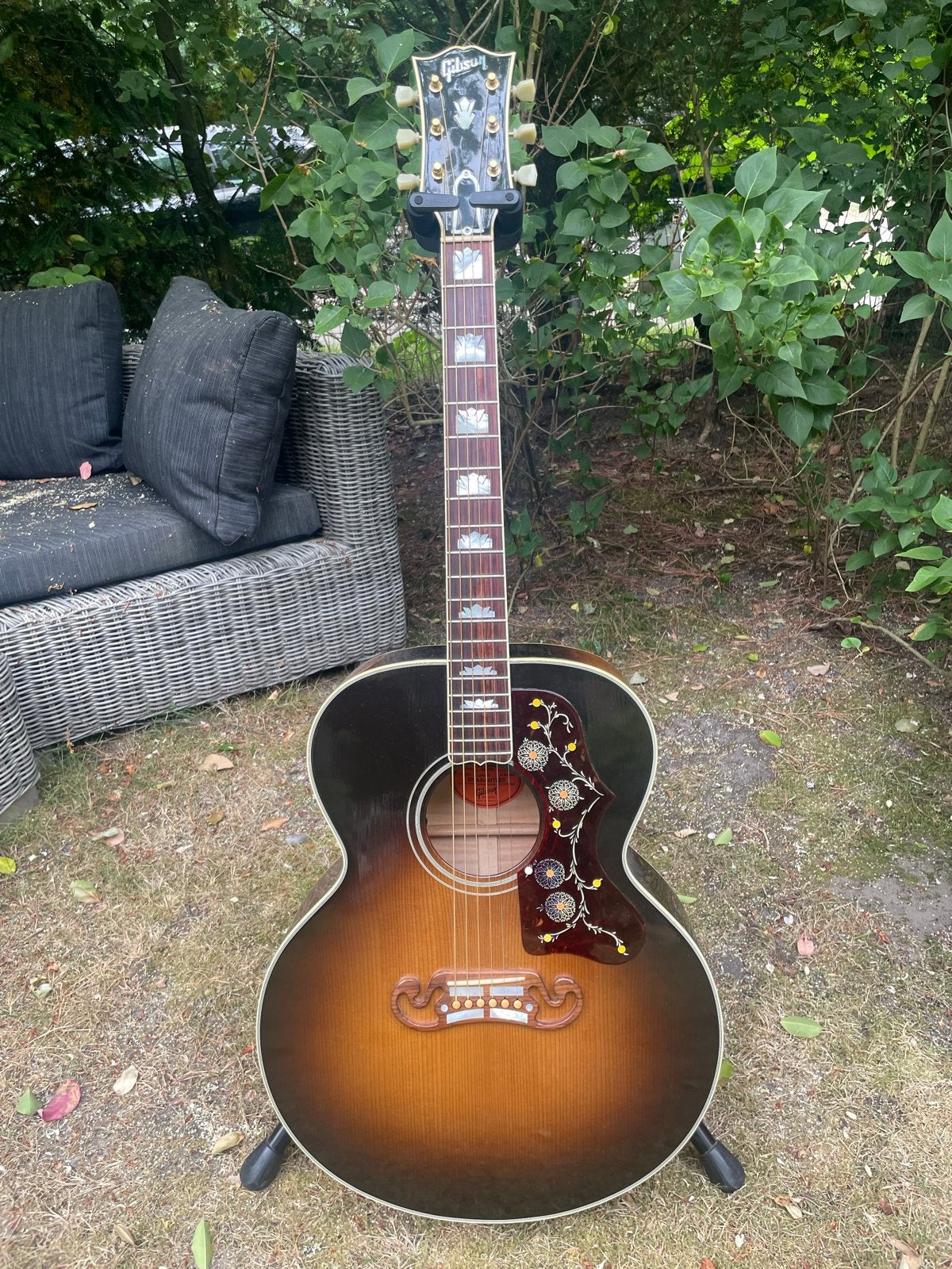 Gibson SJ-200 New Vintage Ultimate - Custom Shop -Adirondack, Ophalen, Gebruikt, Western- of Steelstringgitaar, Met koffer