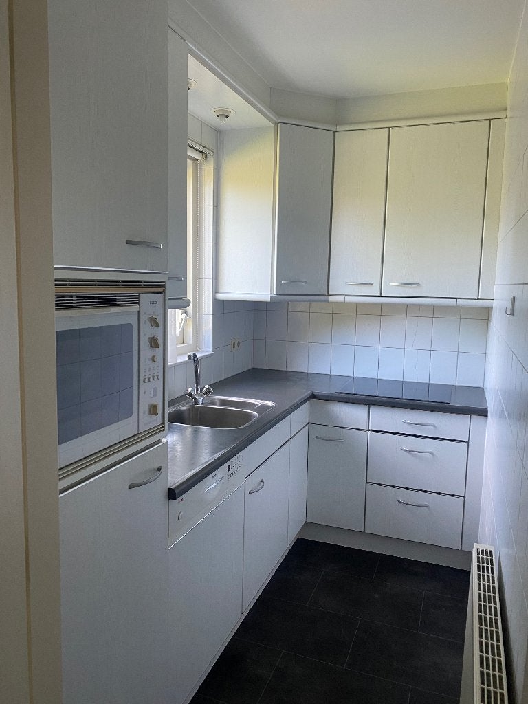 Keuken, Ophalen, Gebruikt, Wit, Hoekkeuken