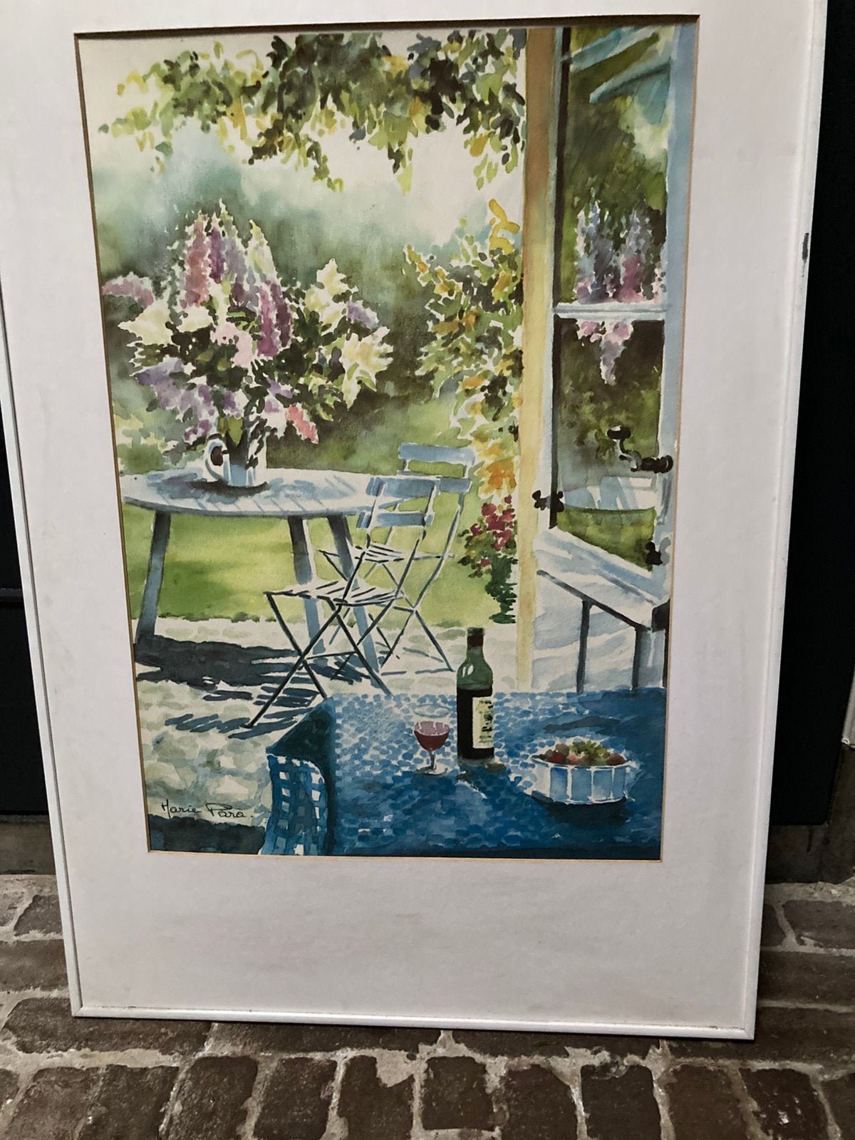 Aquarel Marie Para, Antiek en Kunst, Ophalen