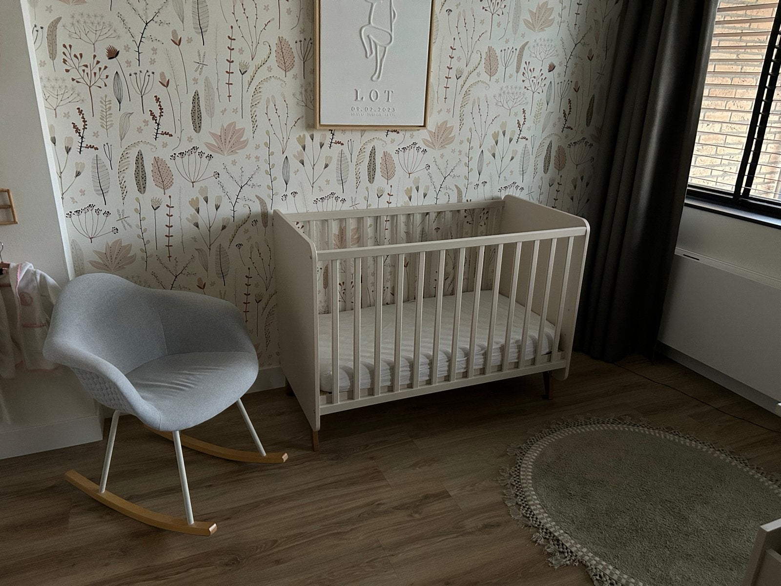 Quax Loft Ledikant en Commode in Clay, Ophalen, 70 tot 85 cm, 140 tot 160 cm, Zo goed als nieuw