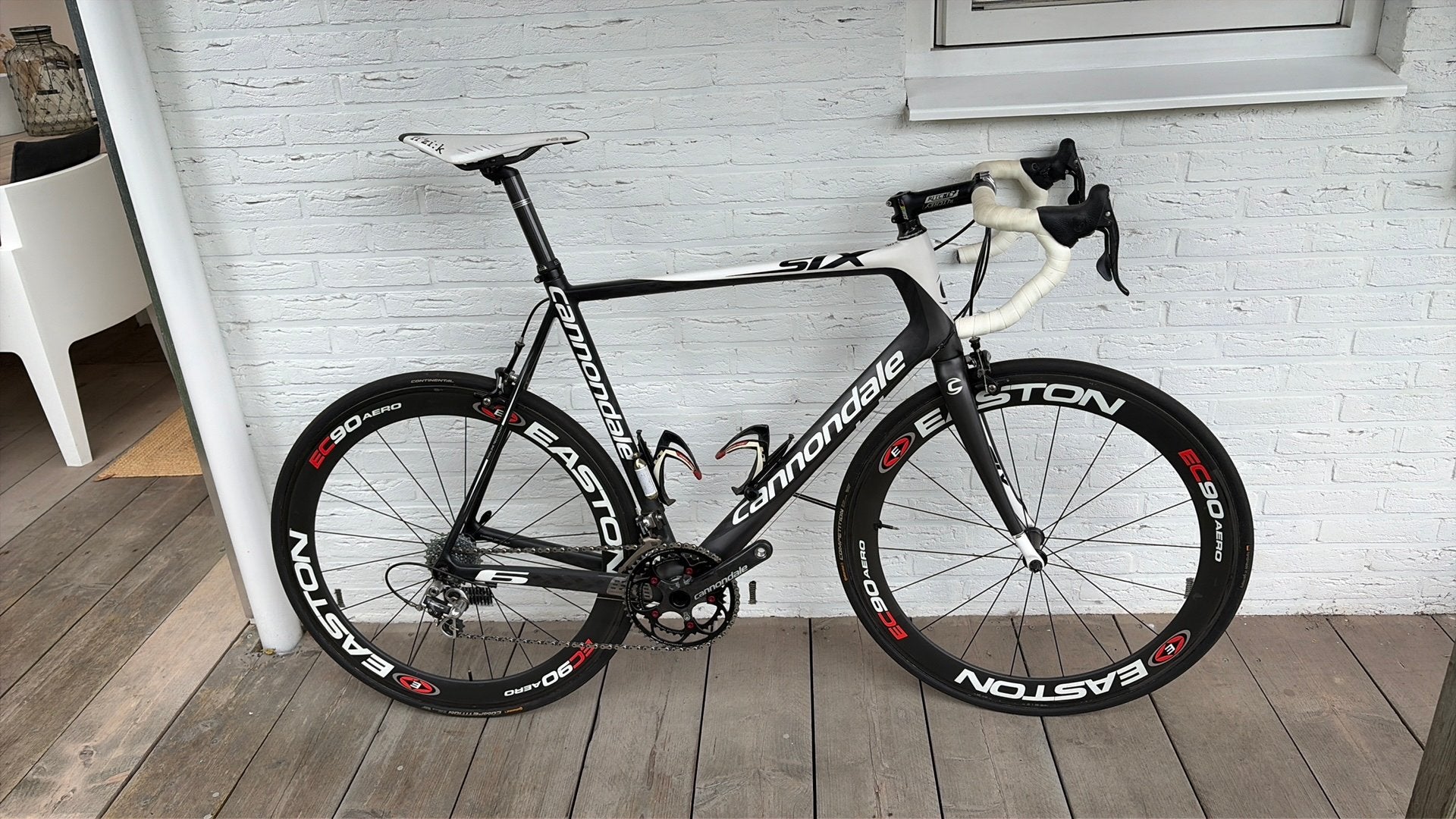 Cannondale SIX  maat 60cm, 28 inch, Gebruikt, Carbon, 57 tot 61 cm