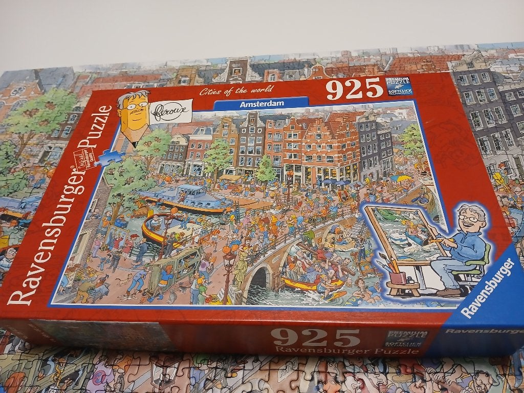 Ravensburger Puzzle 925 pcs. Amsterdam, Ophalen of Verzenden, 500 t/m 1500 stukjes, Zo goed als nieuw, Legpuzzel
