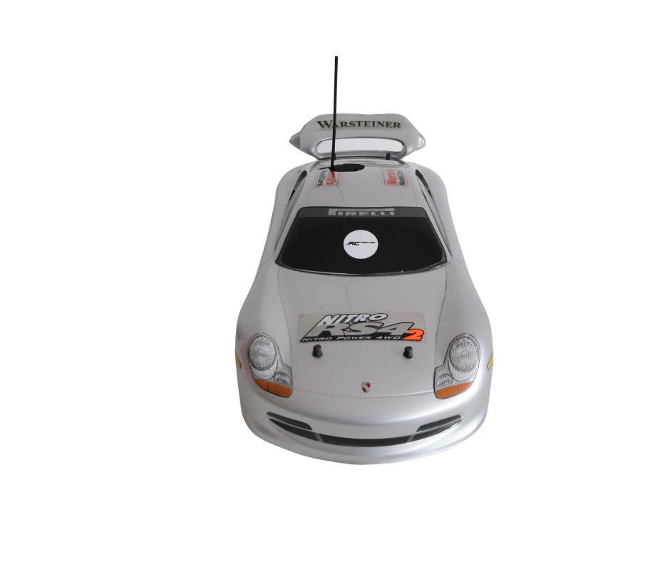 HPI RS4 2 Porsche 1/10 nitro rc auto, Hobby en Vrije tijd, Gebruikt, Ophalen of Verzenden, Schaal 1:10, Auto onroad