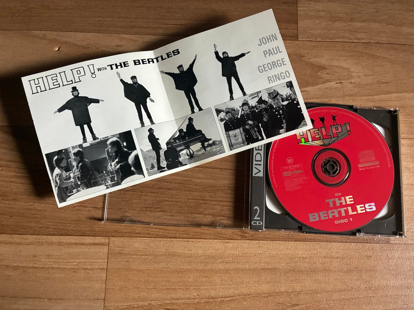The Beatles - Help! (VideoCD, 2 discs), Alle leeftijden, Nederlands, Ophalen of Verzenden, Film