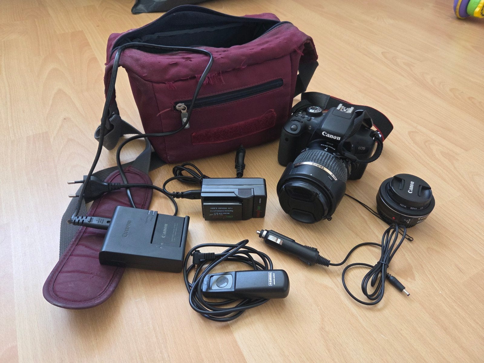 Canon EOS 750D Spiegelreflexcamera met Tamron lens, Ophalen