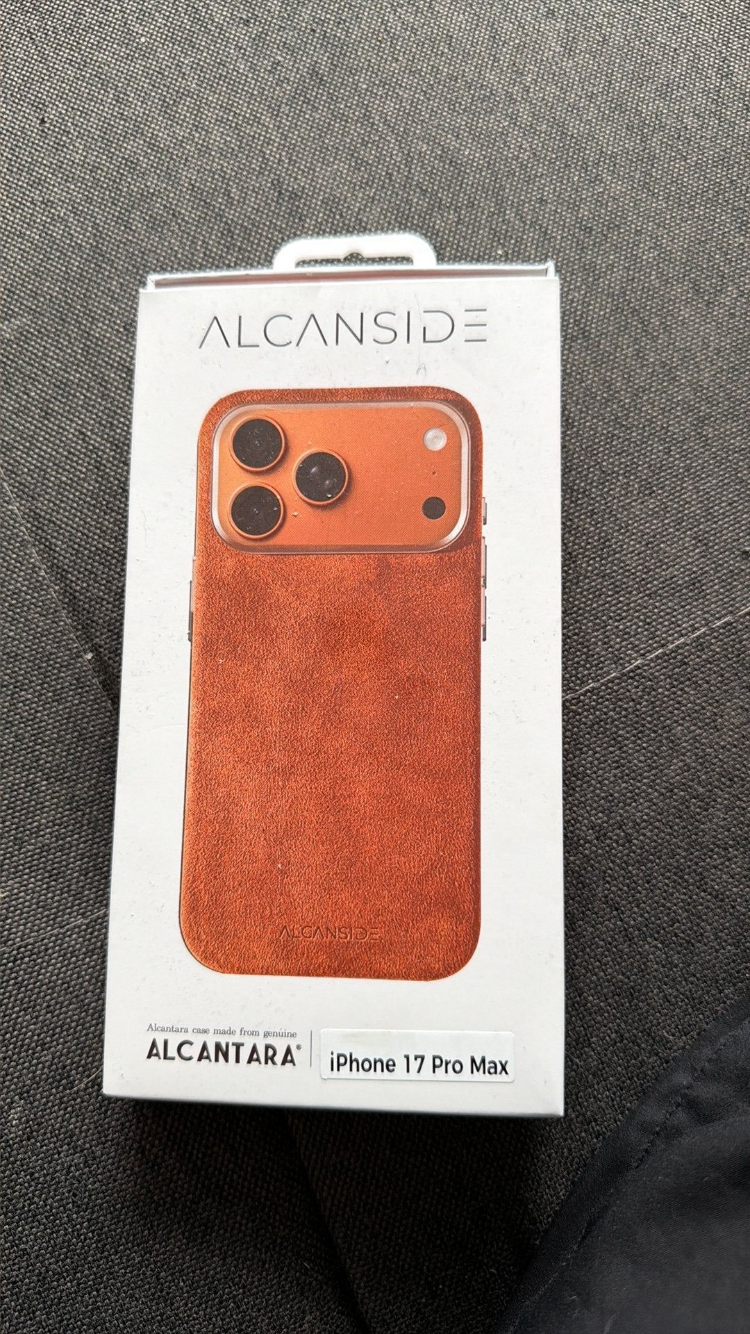 Alcantara hoesje, 128 GB, Overige modellen, Zwart, Nieuw