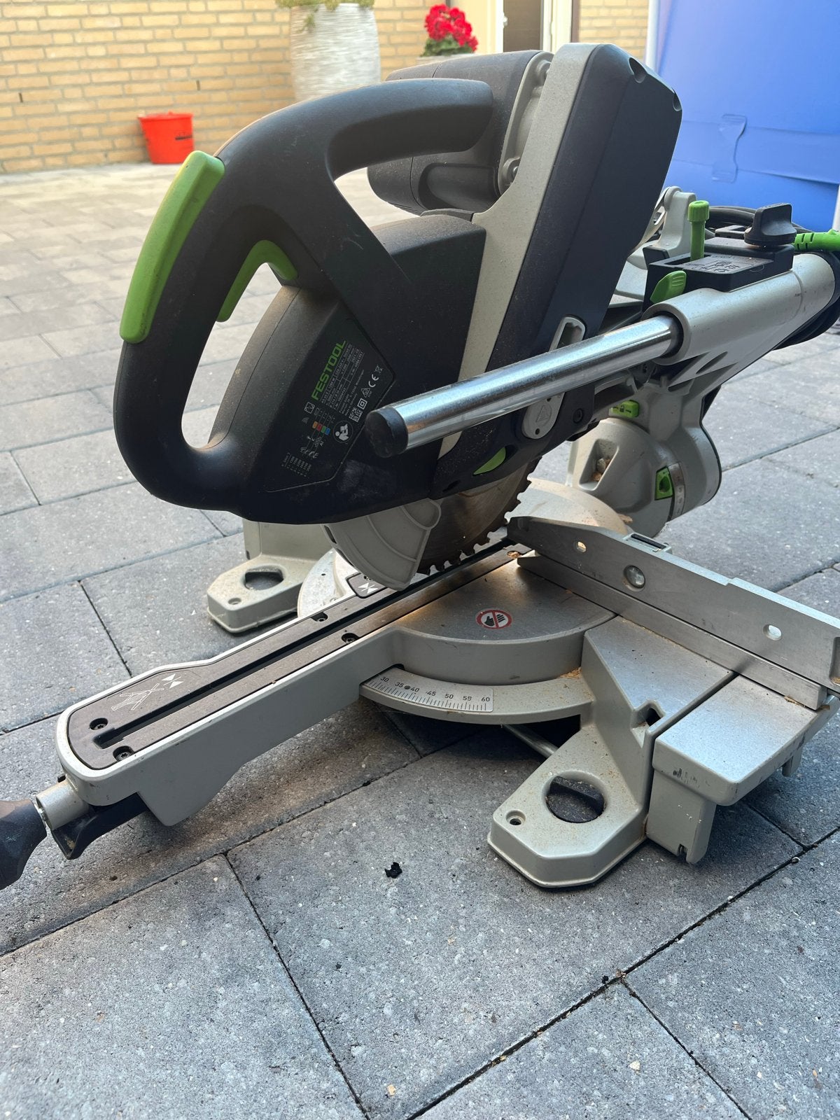 Festool Kapex KS 60 E Afkortzaag - Gebruikt, Doe-het-zelf en Verbouw, Gereedschap | Zaagmachines, Ophalen, Gebruikt, 70 mm of meer