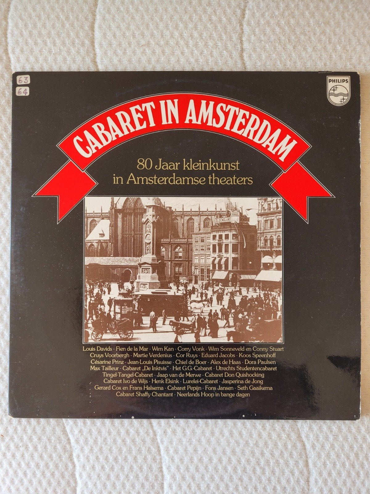 Cabaret in Amsterdam - 80 Jaar Kleinkunst (LP), Cd's en Dvd's, Gebruikt, Ophalen of Verzenden, Complilatie, 12 inch