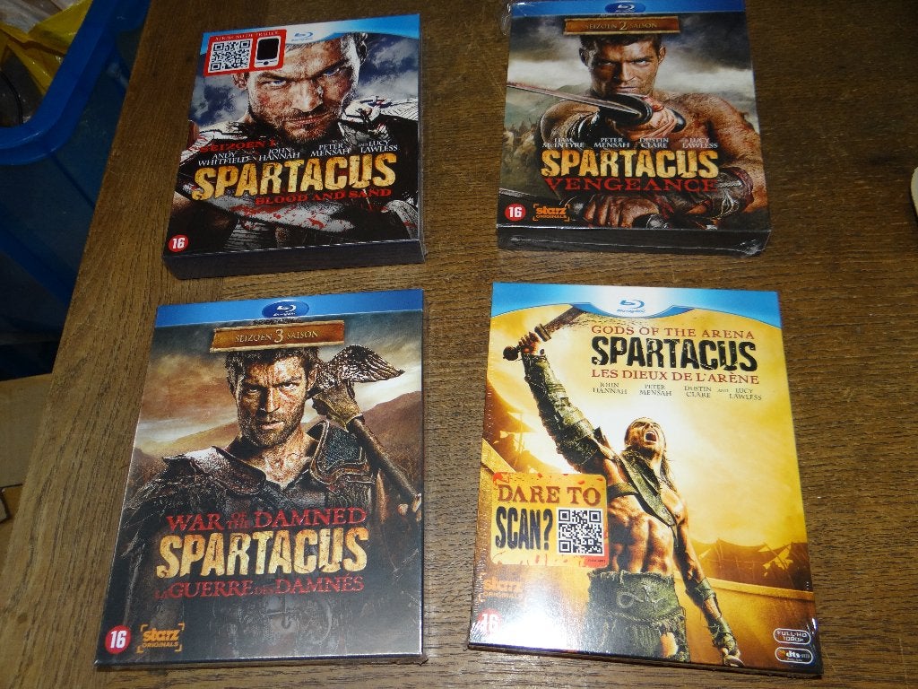 Spartacus. Complete serie. S1-4. Nieuw Geseald. BRD., Cd's en Dvd's, Blu-ray, Engels, Nederlands, Ophalen of Verzenden, Blu-ray