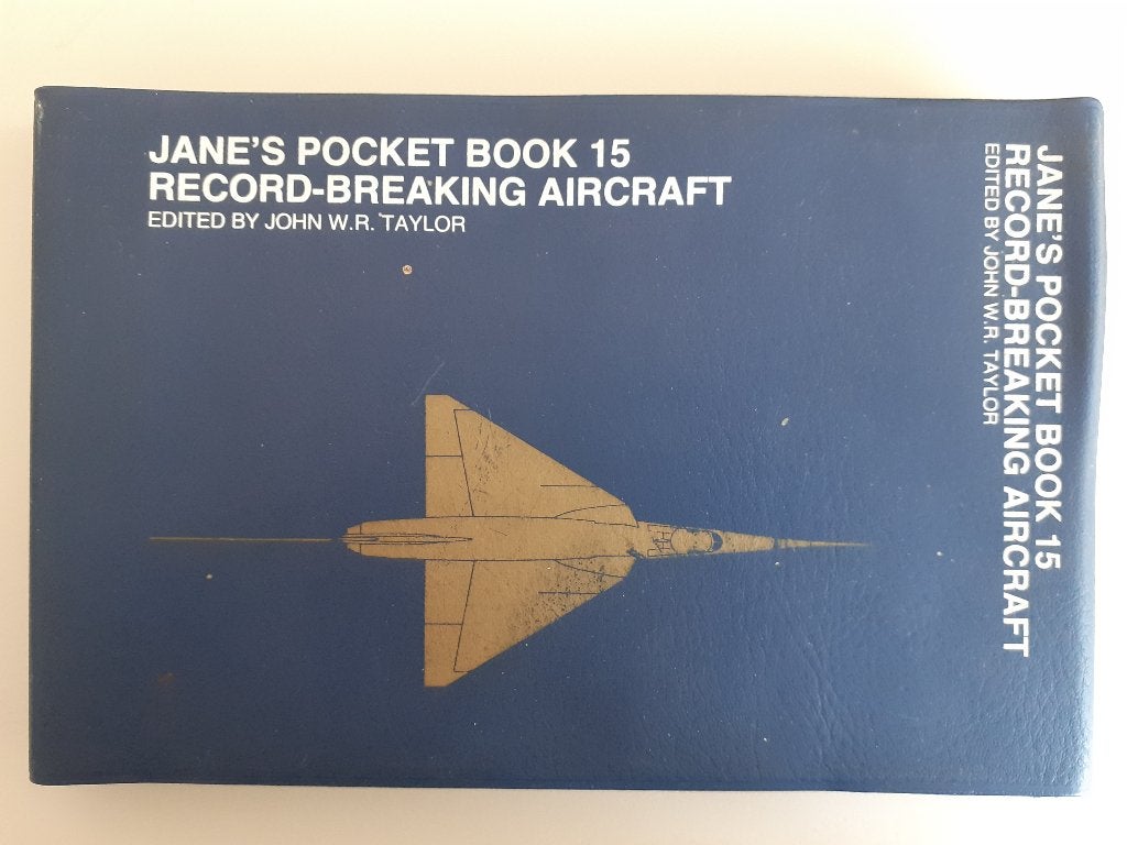 JANE's POCKET BOOK 15 - RECORD-BRAKING AIRCRAFT 1978 €5, Ophalen of Verzenden, Luchtmacht, Overige gebieden, Boek of Tijdschrift