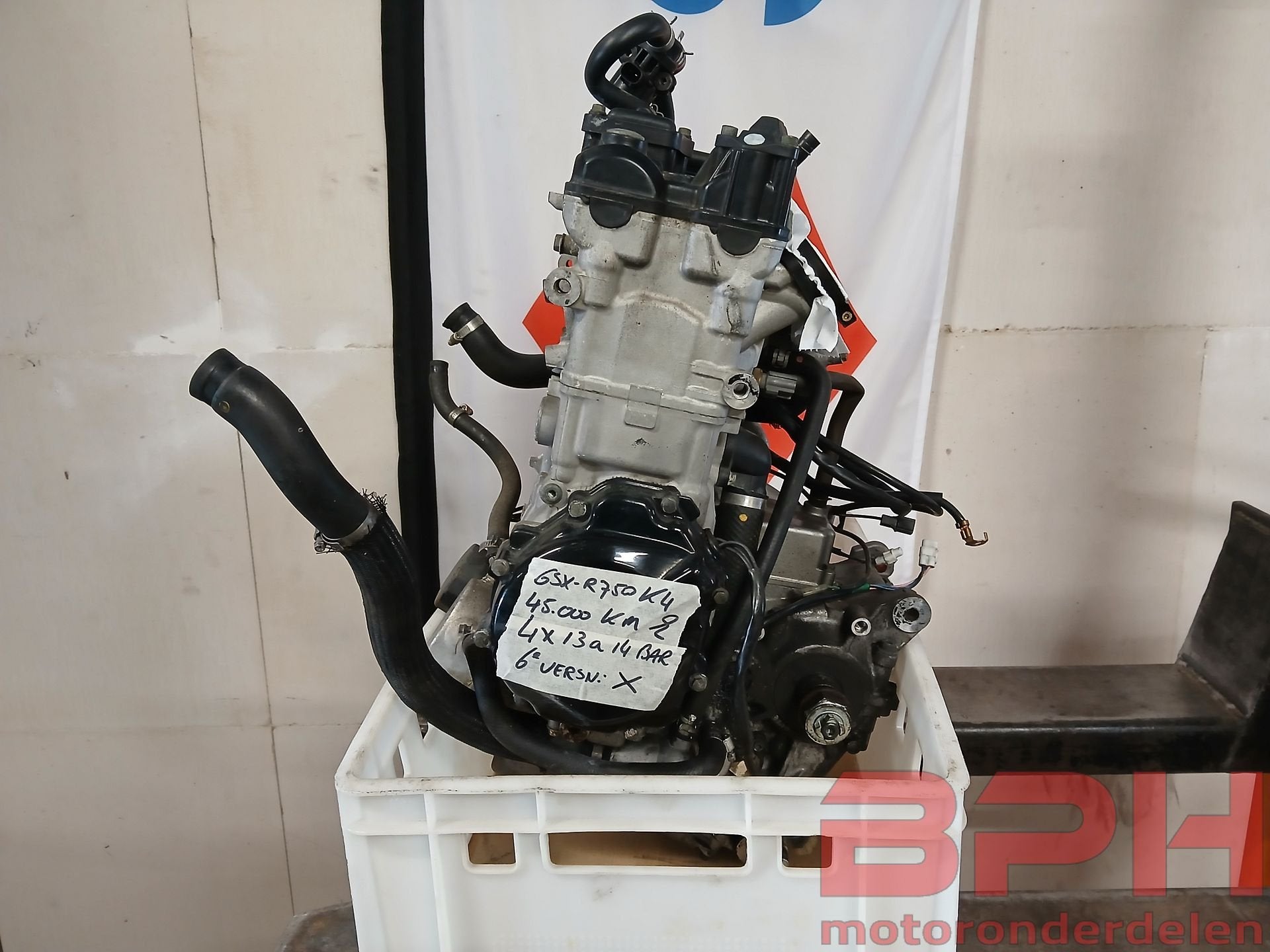 Motorblok Suzuki GSX-R 750 K4 - K5 2004 t/m 2005 GSXR engine, Ophalen, Gebruikt, -, -