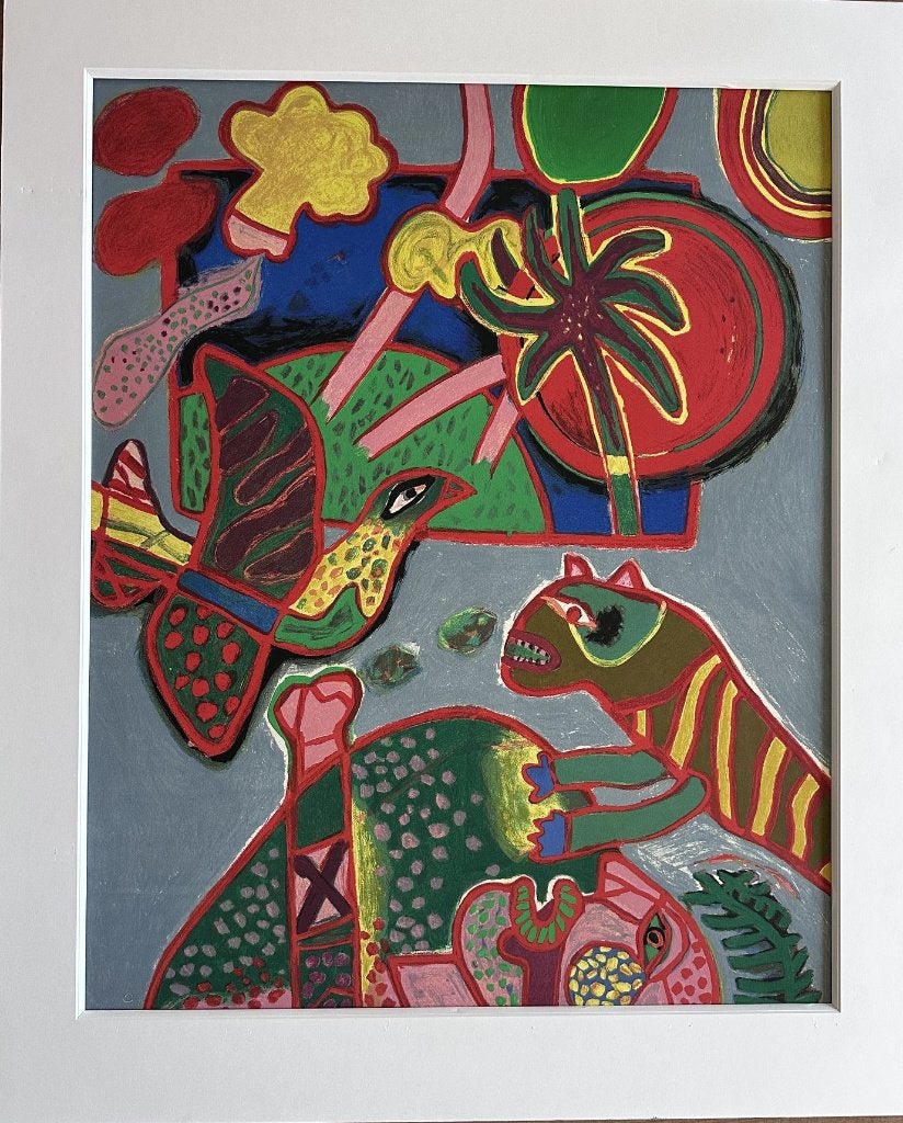 Corneille litho 1988, Ophalen of Verzenden