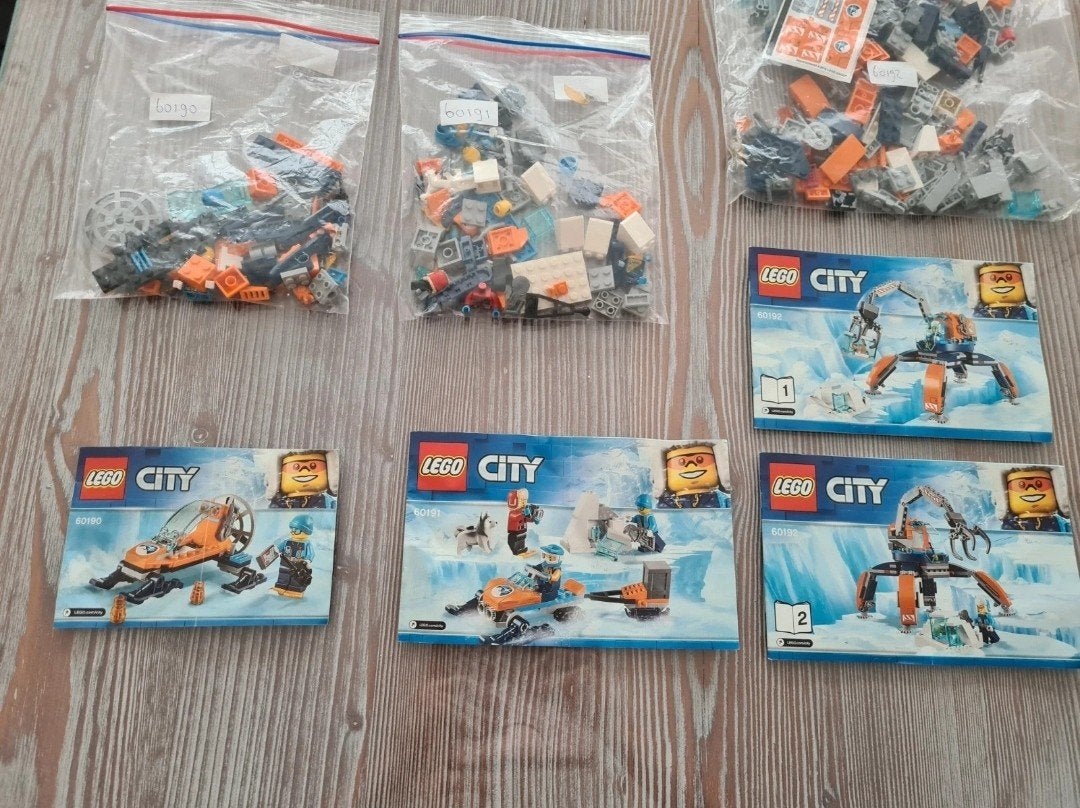 lego city 60190 60191 60192, Ophalen of Verzenden