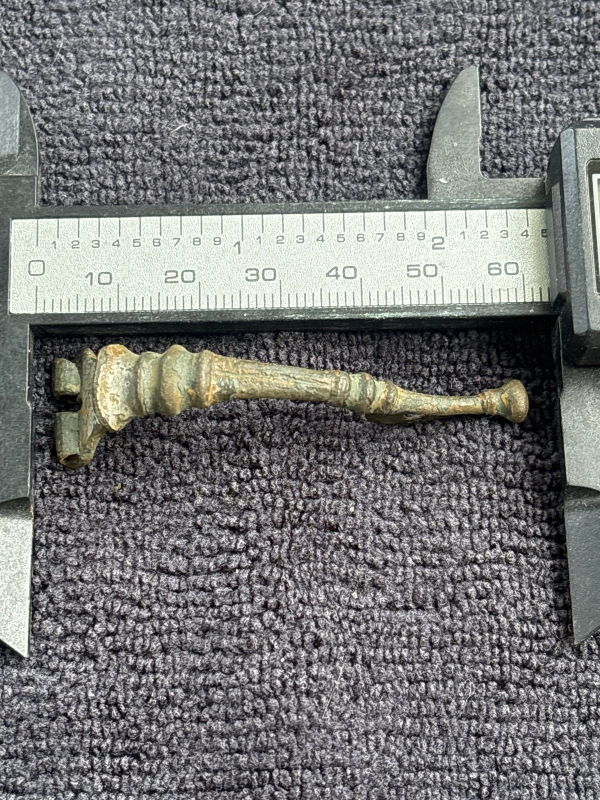 Antieke bronzen fibula of broche - Romeinse periode, Ophalen of Verzenden