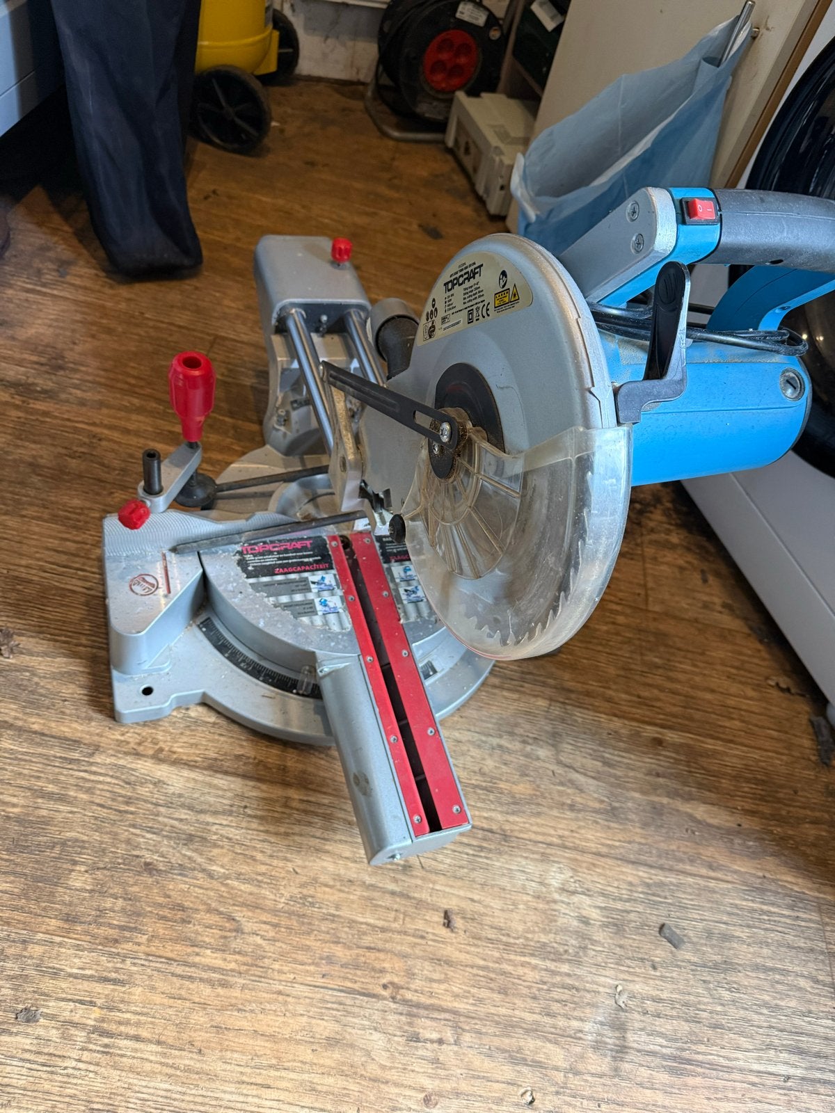 Topcraft Afkortzaag - Gebruikt maar functioneel, Ophalen, Gebruikt, 600 tot 1200 watt, Afkortzaag