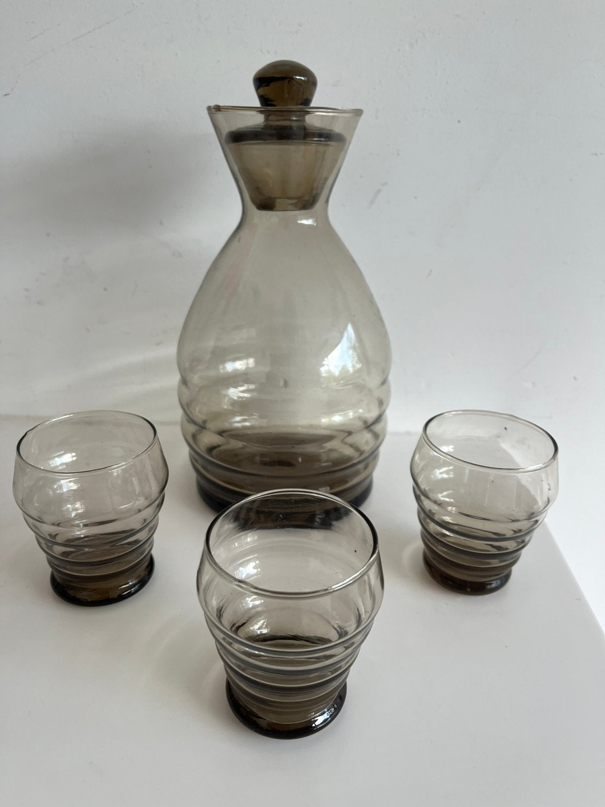 WILLEM  ROZENDAAL. —  LIKEURSET. —  1930., Antiek en Kunst, Antiek | Glas en Kristal, Ophalen of Verzenden